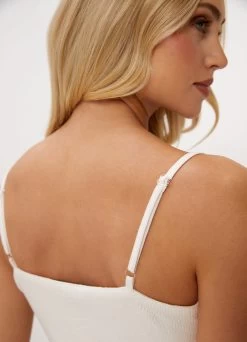 Gym King Signature Knit Bralette - Ecru -Fit Wear Shop SIGNATUREKNITTOP CREAM 104