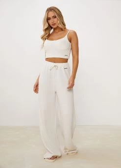 Gym King Signature Knit Bralette - Ecru -Fit Wear Shop SIGNATUREKNITTOP CREAM 99