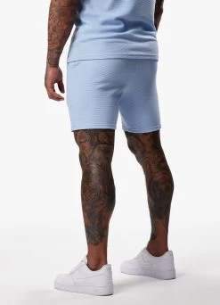 Gym King Signature Texture Short - Cloud Blue 19 Gym King Signature Texture Short - Cloud Blue -Fit Wear Shop SIGNATURETEXTUREPOLO SHORT CLOUDBLUEPOS A2CNUSHR A2CNZ192