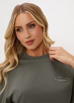 Gym King Spirit Of Summer Boyfriend Tee - Dusk Green -Fit Wear Shop SOSBFTEE CYCLESHORT DUSKGREENWST B2CLYWSR B2CMO 176