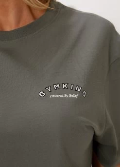 Gym King Spirit Of Summer Boyfriend Tee - Dusk Green -Fit Wear Shop SOSBFTEE CYCLESHORT DUSKGREENWST B2CLYWSR B2CMO 177