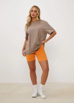 Gym King Spirit Of Summer Boyfriend Tee - Mocha 19 Gym King Spirit Of Summer Boyfriend Tee - Mocha -Fit Wear Shop SOSBFTEE CYCLESHORT MOCHAWST A2D3MWSR B2CM1 106