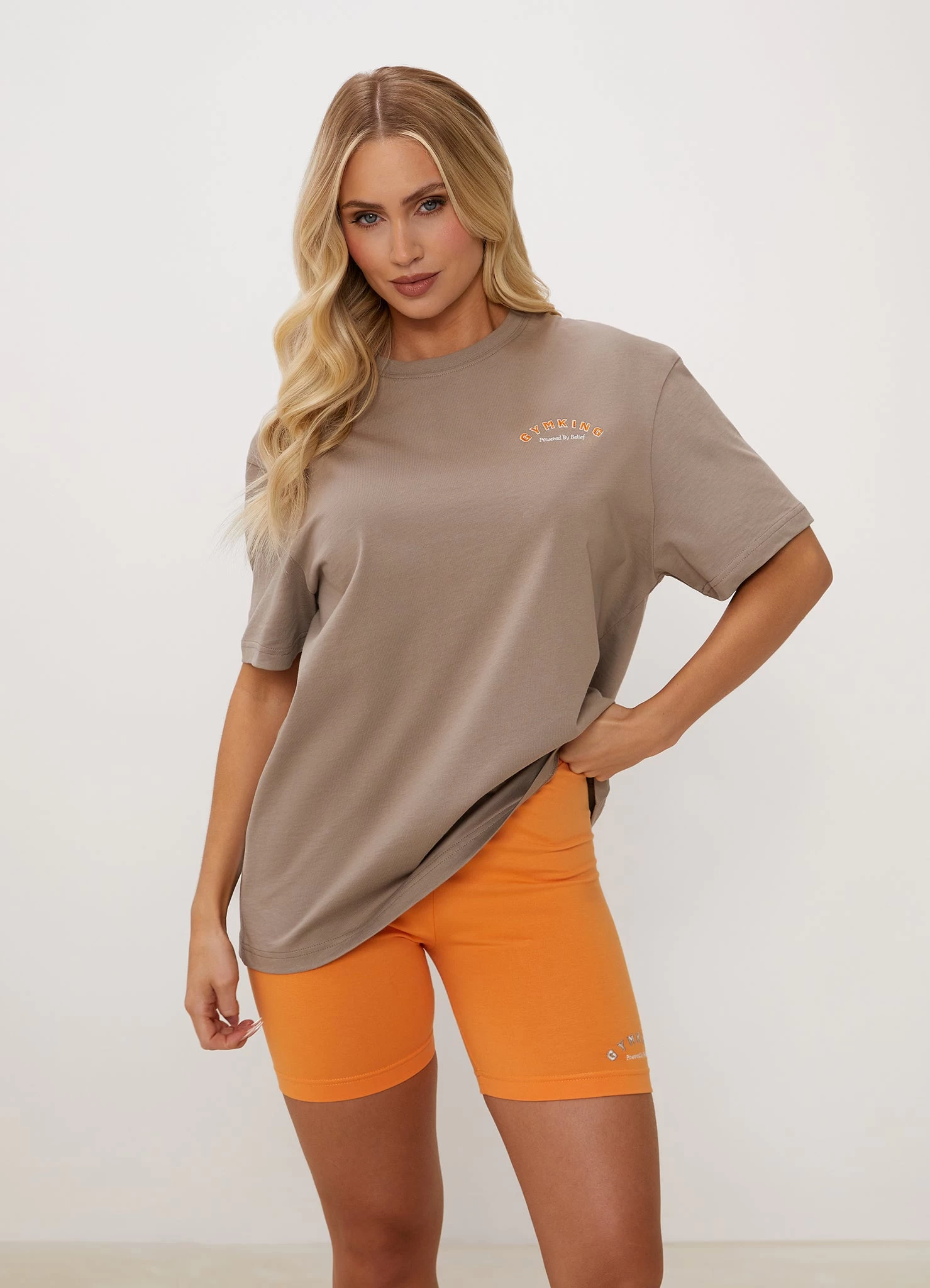 Gym King Spirit Of Summer Boyfriend Tee - Mocha 11 Gym King Spirit Of Summer Boyfriend Tee - Mocha - Image 9
