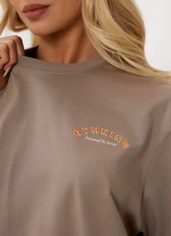 Gym King Spirit Of Summer Boyfriend Tee - Mocha 18 Gym King Spirit Of Summer Boyfriend Tee - Mocha -Fit Wear Shop SOSBFTEE CYCLESHORT MOCHAWST A2D3MWSR B2CM1 113