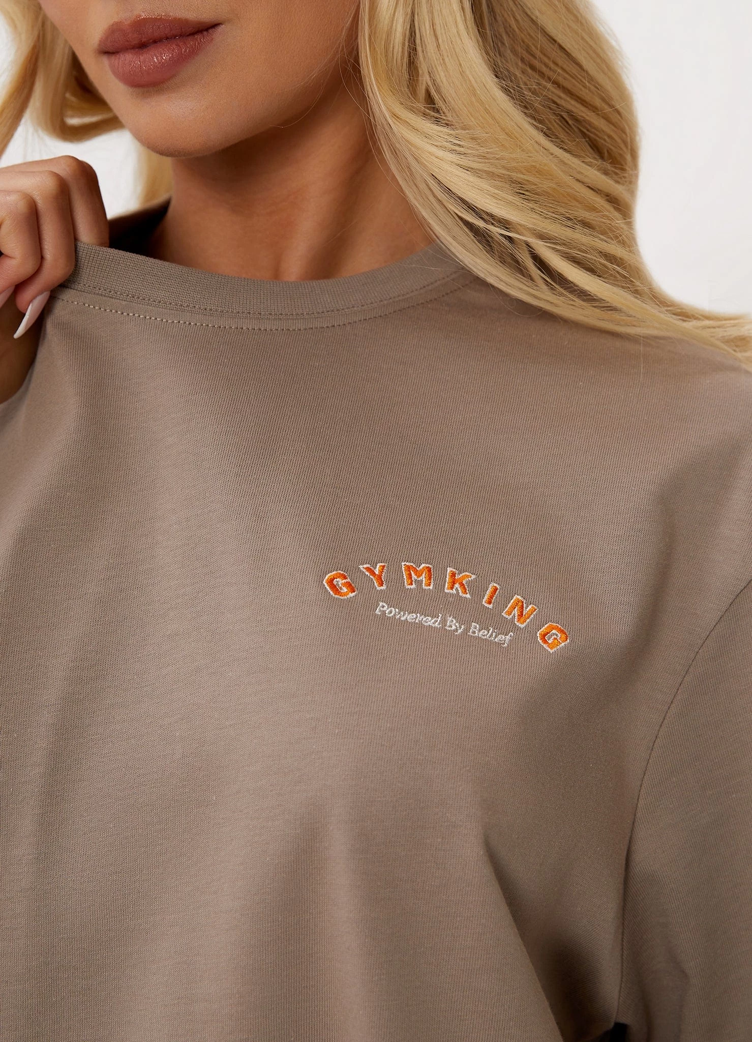 Gym King Spirit Of Summer Boyfriend Tee - Mocha 7 Gym King Spirit Of Summer Boyfriend Tee - Mocha - Image 5