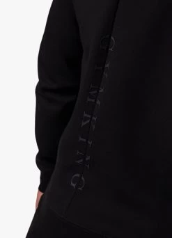 Gym King Split Linear Hood - Black -Fit Wear Shop SPLITLINEARHOOD BLACKHDE A2CRB115