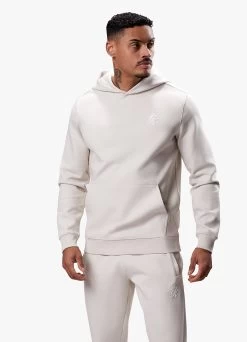 Gym King Split Linear Hood - Stone Grey -Fit Wear Shop SPLITLINEARHOOD JOGGER STONEGREYHDE B2CY8TSB B2CY902