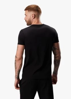 Gym King Split Linear Tee - Black -Fit Wear Shop SPLITLINEARTEE BLACKSST A2CR6 06