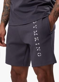 Gym King Split Linear Short - Graphite -Fit Wear Shop SPLITLINEARTEE SHORT GRAPHITESST A2CR3SHR A2CR734
