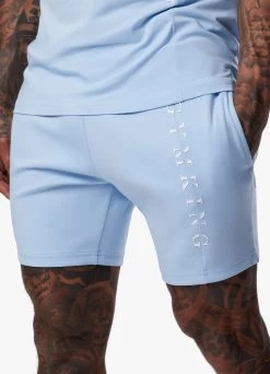 Gym King Split Linear Short - Soft Blue -Fit Wear Shop SPLITLINEARTEE SHORT SOFTBLUESST A2CR4SHR A2CR823