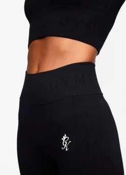 Gym King Formation Rib Long Sleeve Crop Tee - Black 14 Gym King Formation Rib Long Sleeve Crop Tee - Black -Fit Wear Shop SPORTFORMATIONLSCROP LEGGING BLACKWLT A260HWLG A260I 178