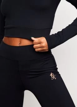 Gym King 1/4 Zip Funnel - Black/Rose Gold 19 Gym King 1/4 Zip Funnel - Black/Rose Gold -Fit Wear Shop SPORTPIPED14ZIPFUNNEL SPORTCORELEGGING BLACKROSEGOLDWTT A25Y5WLG B256K 167