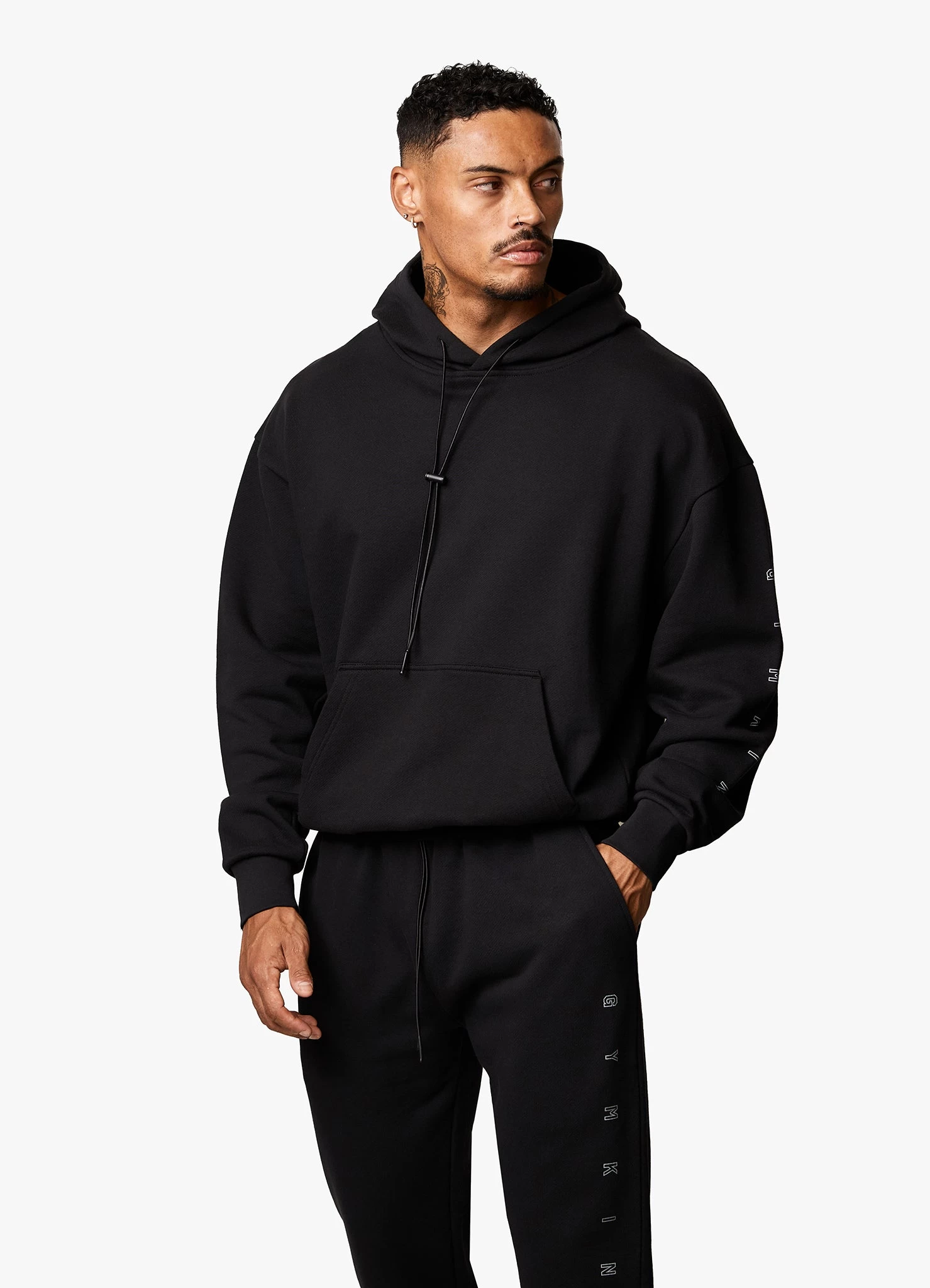 Gym King Stealth Loopback Tracksuit - Black 7 Gym King Stealth Loopback Tracksuit - Black - Image 5