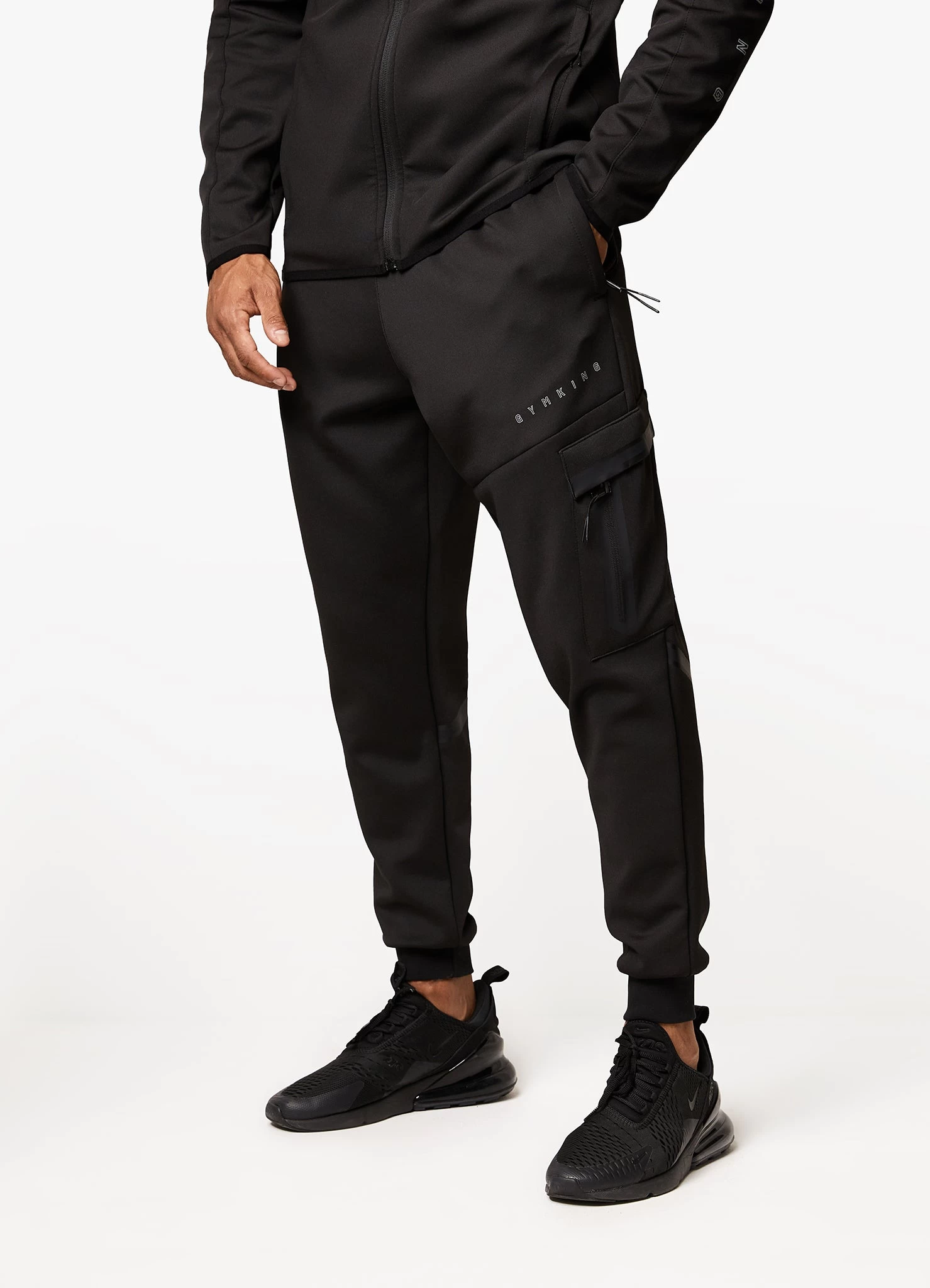 Gym King Stealth Tech Tracksuit - Black 7 Gym King Stealth Tech Tracksuit - Black - Image 5