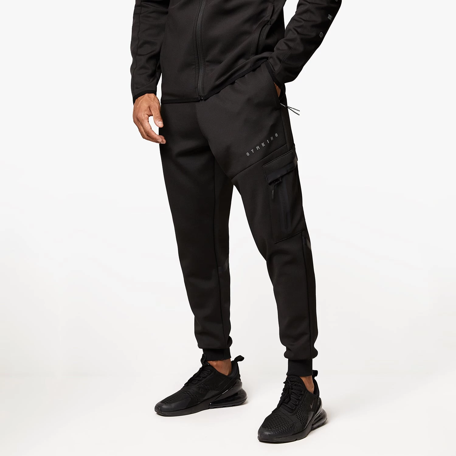 Gym King Stealth Tech Poly Jogger - Black 4 Gym King Stealth Tech Poly Jogger - Black - Image 2
