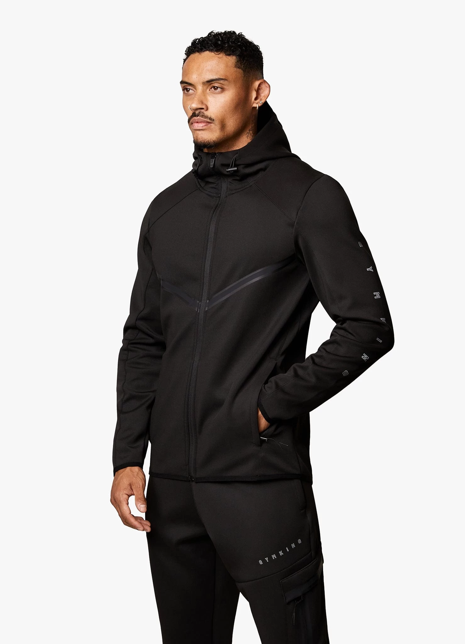 Gym King Stealth Tech Tracksuit - Black 6 Gym King Stealth Tech Tracksuit - Black - Image 4
