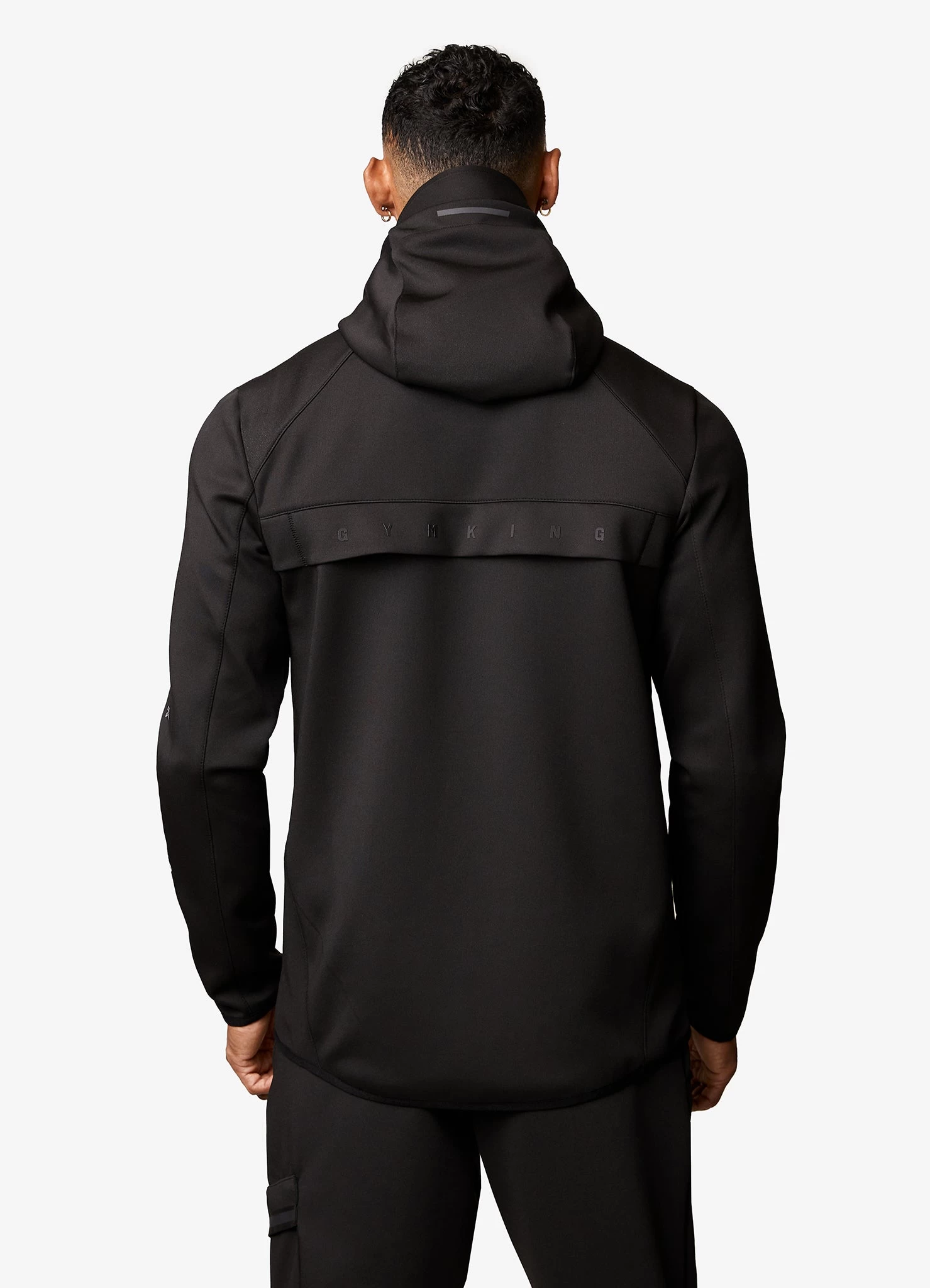 Gym King Stealth Tech Poly Hood - Black 5 Gym King Stealth Tech Poly Hood - Black - Image 3