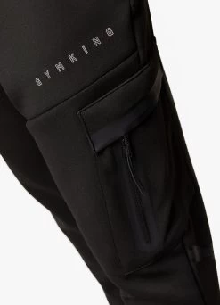 Gym King Stealth Tech Poly Jogger - Black 13 Gym King Stealth Tech Poly Jogger - Black -Fit Wear Shop STEALTHTECHHOOD JOGGER BLACKTST A2BNTTSB A2BNW 27