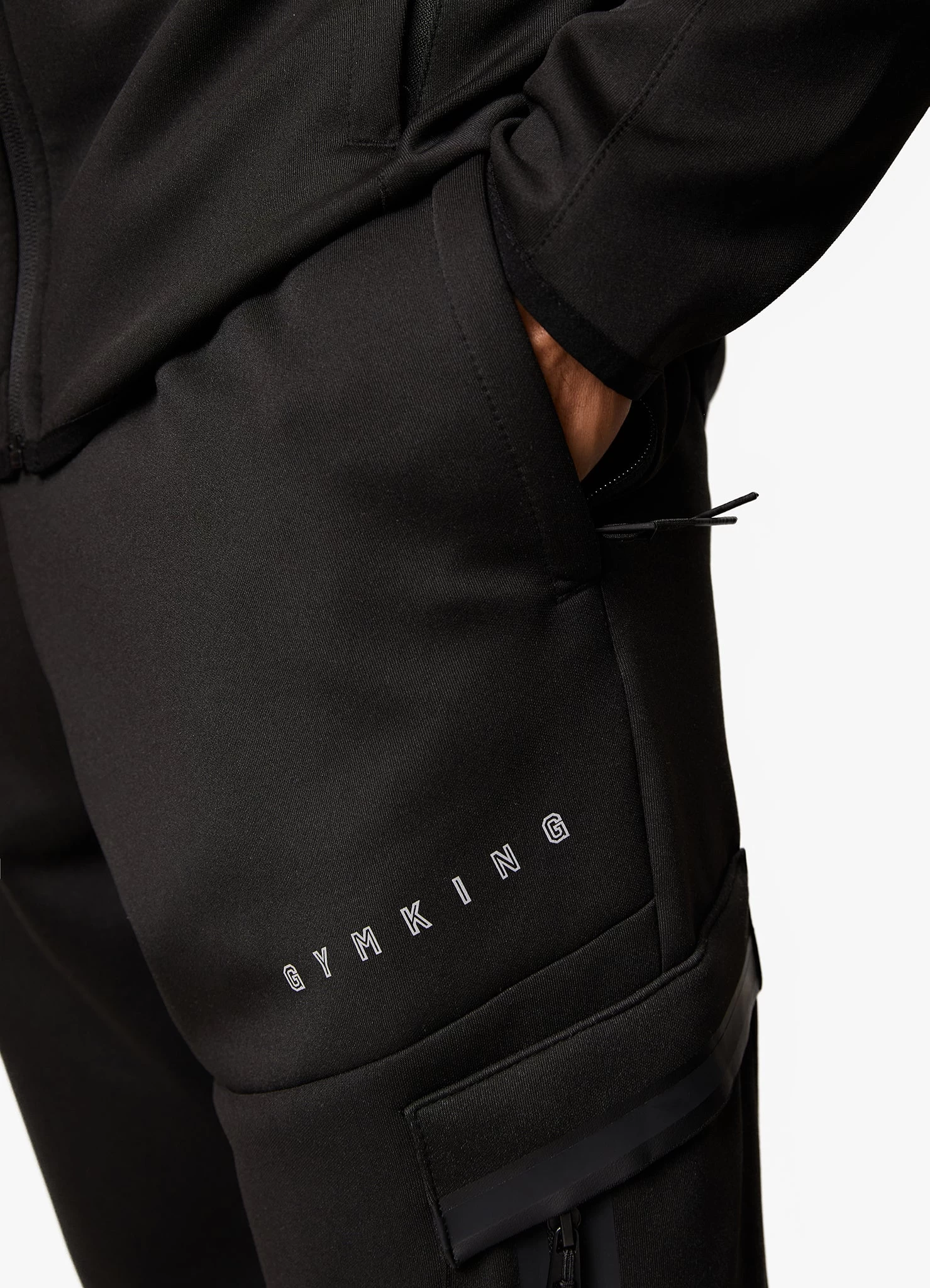 Gym King Stealth Tech Poly Jogger - Black 7 Gym King Stealth Tech Poly Jogger - Black - Image 5