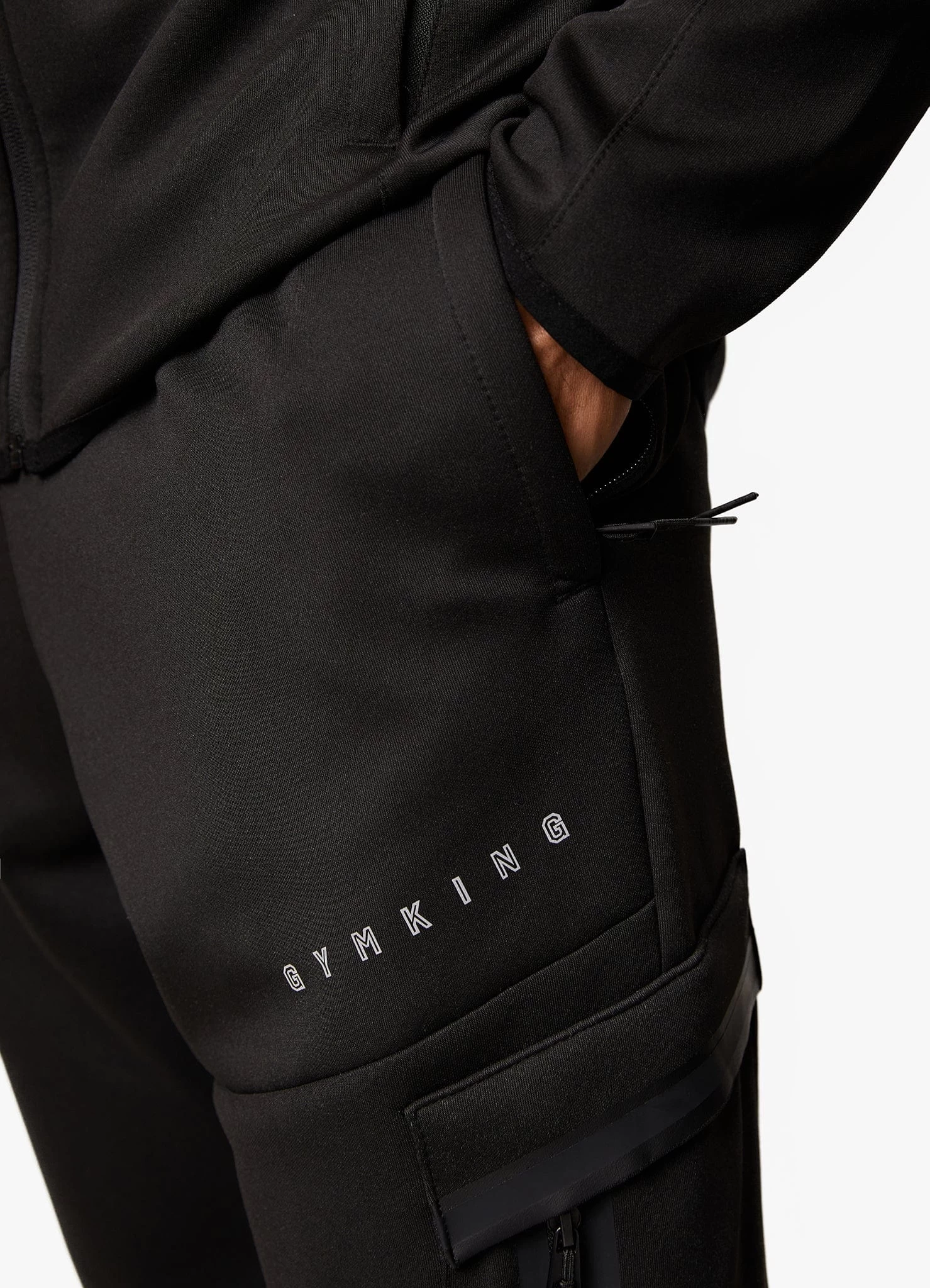 Gym King Stealth Tech Tracksuit - Black 11 Gym King Stealth Tech Tracksuit - Black - Image 9