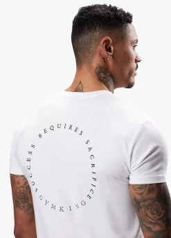 Gym King Arnold Show Success Tee - White -Fit Wear Shop SUCCESSTEE WHITE273