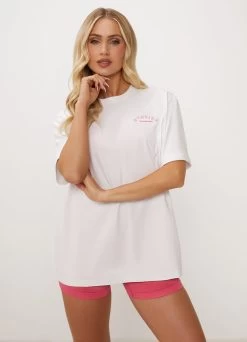 Gym King Spirit Of Summer Boyfriend Tee - White -Fit Wear Shop SUMMERBFTEE WHITEWST A2D3N 221