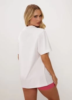 Gym King Spirit Of Summer Boyfriend Tee - White -Fit Wear Shop SUMMERBFTEE WHITEWST A2D3N 224