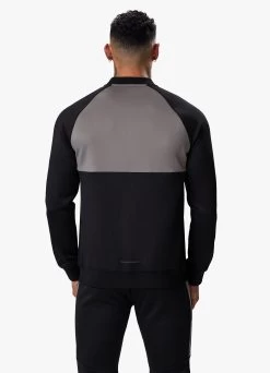 Gym King Taped Core Plus Jacket - Black/Steel -Fit Wear Shop TAPEDCOREPLUSJACKET BLACKSTEELCJK B2CW0 69