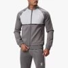 Gym King Taped Core Plus Jacket - Steel/Silver Grey -Fit Wear Shop TAPEDCOREPLUSJACKET STEELSILVERGREYCJK B2CVY 101