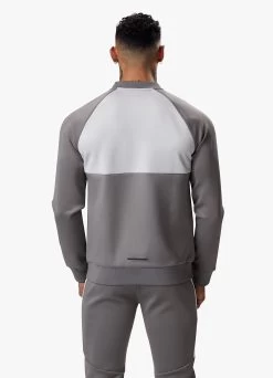 Gym King Taped Core Plus Jacket - Steel/Silver Grey 14 Gym King Taped Core Plus Jacket - Steel/Silver Grey -Fit Wear Shop TAPEDCOREPLUSJACKET STEELSILVERGREYCJK B2CVY 102