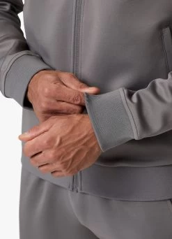 Gym King Taped Core Plus Jacket - Steel/Silver Grey 19 Gym King Taped Core Plus Jacket - Steel/Silver Grey -Fit Wear Shop TAPEDCOREPLUSJACKET STEELSILVERGREYCJK B2CVY 106