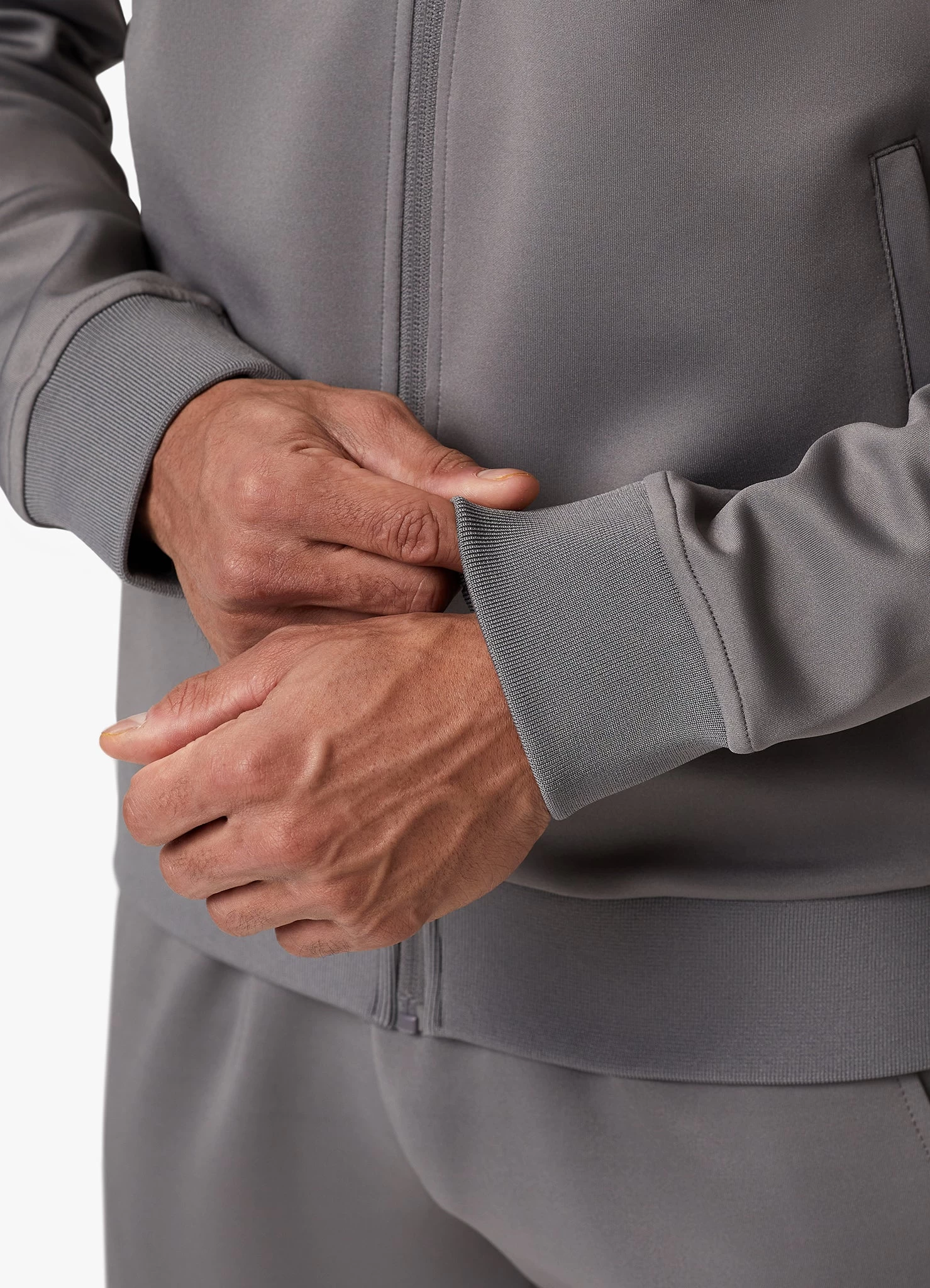 Gym King Taped Core Plus Jacket - Steel/Silver Grey 10 Gym King Taped Core Plus Jacket - Steel/Silver Grey - Image 8