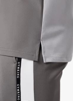 Gym King Taped Core Plus Tee - Steel -Fit Wear Shop TAPEDCOREPLUSTEE STEELSST B2CW1 92