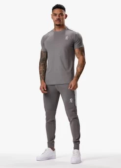 Gym King Taped Core Plus Tee - Steel -Fit Wear Shop TAPEDCOREPLUSTEE STEELSST B2CW1 93