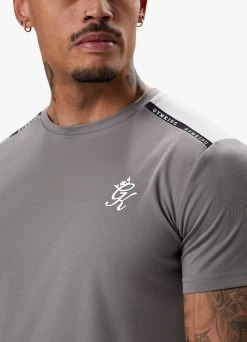 Gym King Taped Core Plus Tee - Steel -Fit Wear Shop TAPEDCOREPLUSTEE STEELSST B2CW1 96