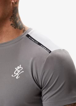Gym King Taped Core Plus Tee - Steel -Fit Wear Shop TAPEDCOREPLUSTEE STEELSST B2CW1 98