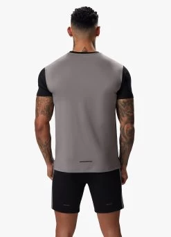 Gym King Taped Core Plus Tee - Black -Fit Wear Shop TAPEDCOREPLUSTEE SHORT BLACKSST B2CW3SHR B2CW8 15