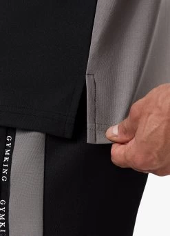 Gym King Taped Core Plus Tee - Black -Fit Wear Shop TAPEDCOREPLUSTEE SHORT BLACKSST B2CW3SHR B2CW8 22