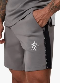 Gym King Taped Core Plus Short - Steel -Fit Wear Shop TAPEDCOREPLUSTEE SHORT STEELSST B2CW1SHR B2CW6 63