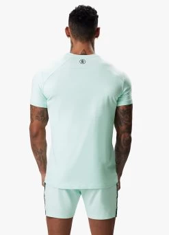 Gym King Taped Jersey Tee - Mint 15 Gym King Taped Jersey Tee - Mint -Fit Wear Shop TAPEDJERSEYTEE SHORT MINTSST A2CIESHR A2CIJ 03