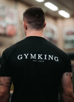 Gym King X Aspinall Limited Edition Established Tee - Black -Fit Wear Shop TOM3