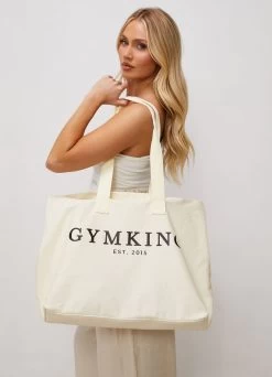 Accessories Gym King Established Tote Bag - Natural