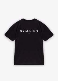 Gym King X Aspinall Limited Edition Established Tee - Black -Fit Wear Shop TeeBack
