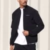 Gym King Utility Woven Bomber - Black -Fit Wear Shop UTILITY WOVEN BOMBER JOGGER BLACK TST A27NS TSB A27NX 22 WEB
