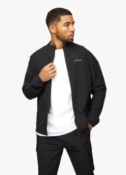 Gym King Utility Woven Bomber - Black -Fit Wear Shop UTILITYWOVENBOMBER JOGGER BLACKTSB A27NXTST A27NS 330