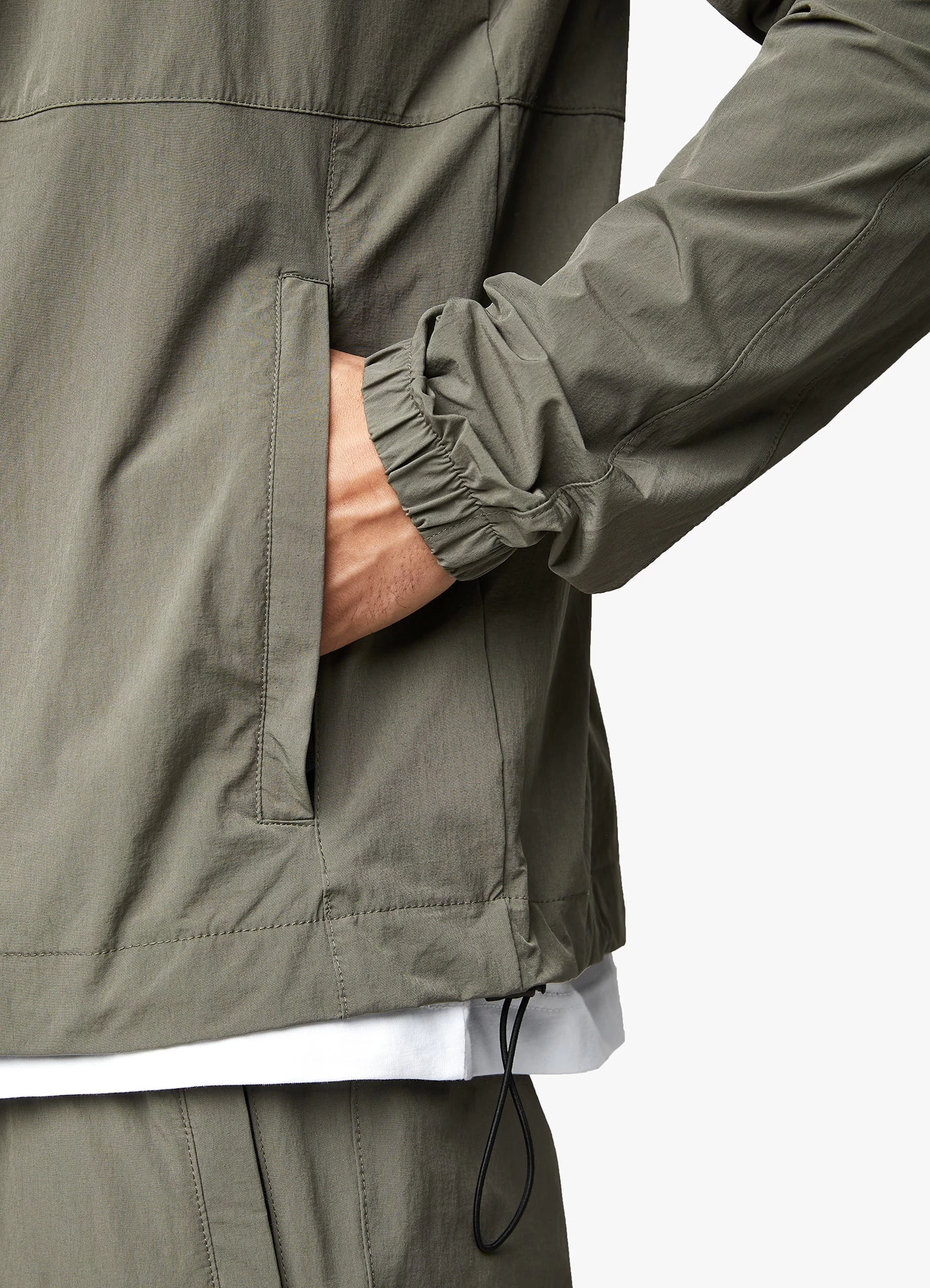 Gym King Utility Woven Bomber - Olive 11 Gym King Utility Woven Bomber - Olive - Image 9