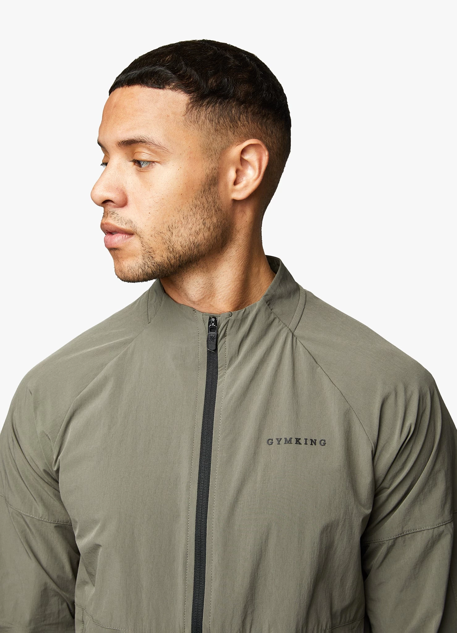 Gym King Utility Woven Bomber - Olive 15 Gym King Utility Woven Bomber - Olive - Image 13