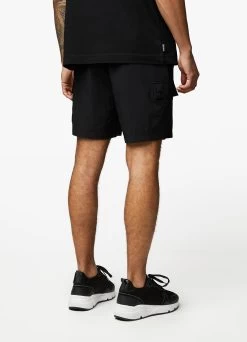 Gym King Utility Woven Cargo Short - Black -Fit Wear Shop UTILITYWOVENBOMBER SHORT BLACKTST A27NSSHR A28YA 425
