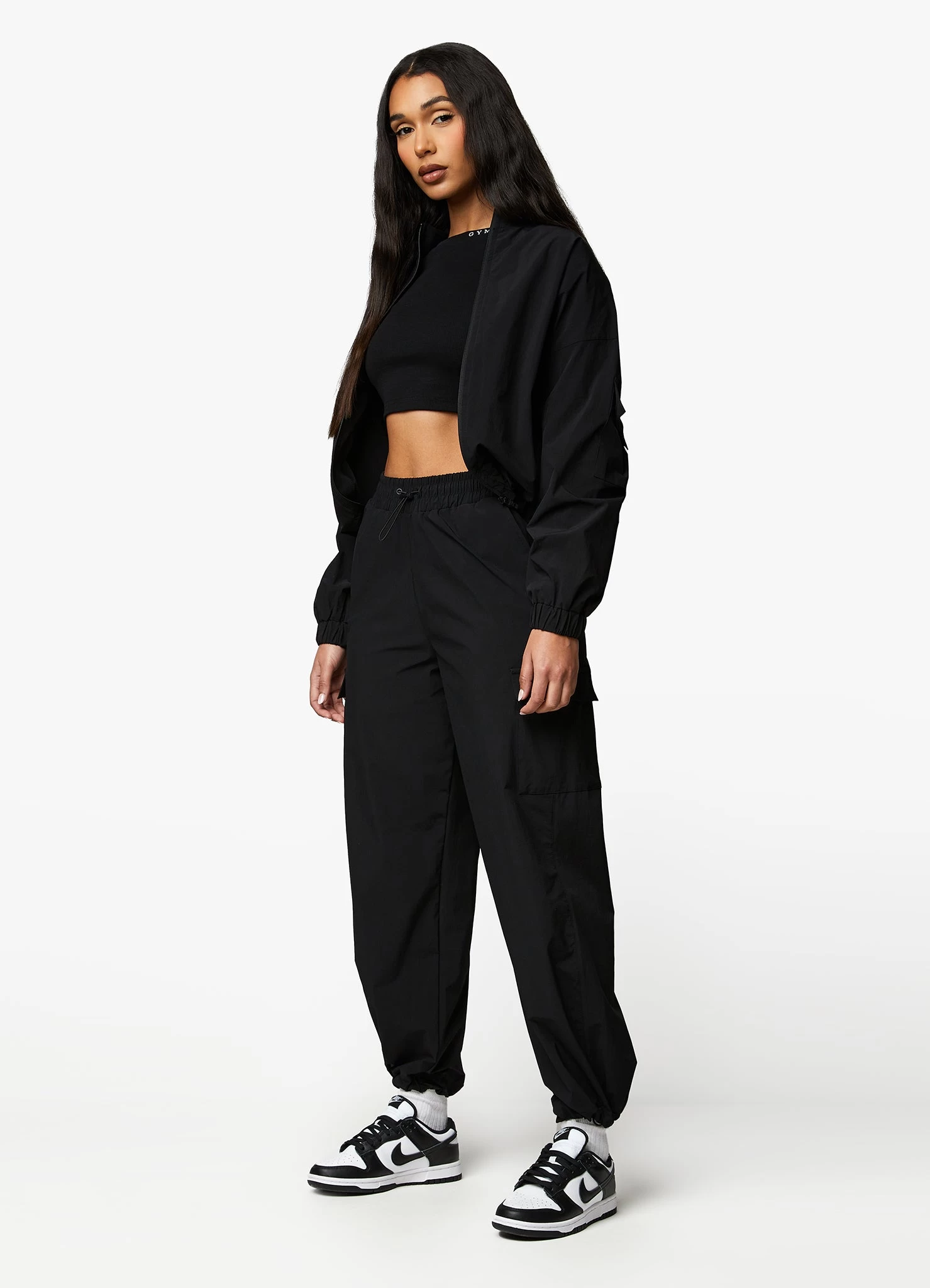 Gym King Utility Woven Tracksuit - Black 4 Gym King Utility Woven Tracksuit - Black - Image 2