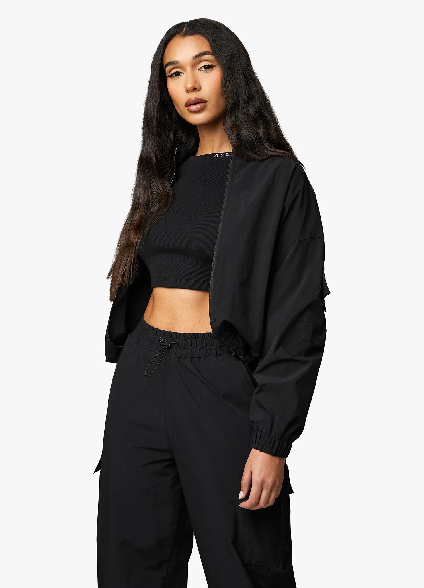Gym King Utility Woven Tracksuit - Black 8 Gym King Utility Woven Tracksuit - Black - Image 6